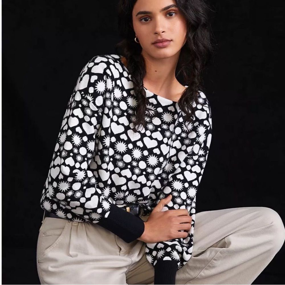 Anthropologie Maeve Boat Neck Sweater